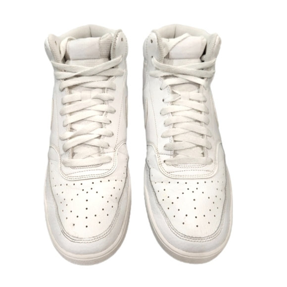 Nike Court Vision Mid Next Nature Sneaker, White/white, Men's 12 - Picture 7 of 7